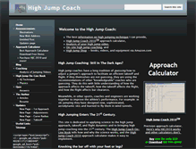 Tablet Screenshot of highjumpcoach.com